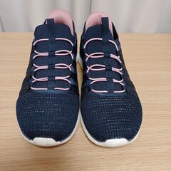 CEDAR CREST スパットシューズ 手を使わずに履ける (ネイビー)の画像