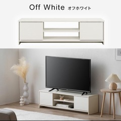 【値下げ交渉可能】ホワイトのテレビ台