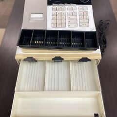 CASIO カシオ 電レジスター SE-S10 店舗用品 感熱紙3ロール付 ドロアーキー不足 通電確認済の画像