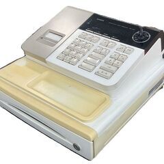 CASIO カシオ 電レジスター SE-S10 店舗用品 感熱紙3ロール付 ドロアーキー不足 通電確認済の画像