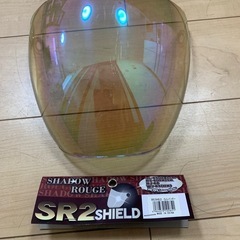 ヘルメット　シールド(レインボー)の画像