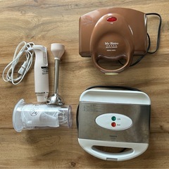 【まとめ売り】ホットサンドメーカー・ワッフルメーカー・3in1ハ...