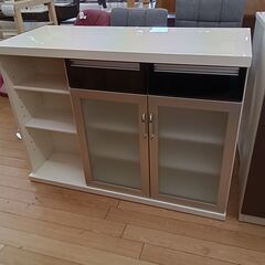 ★ジモティ割あり★ ニトリ キッチンカウンター ホワイト H87...