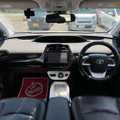 【自社ローン】トヨタ プリウス50 Aプレミアム モデリスタエアロ 純正ナビ レザーシート パワーシート シートヒーターの画像