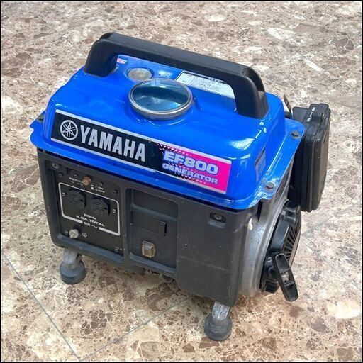 TS YAMAHA/ヤマハ ポータブル発電機 EF800 50Hz エンジン始動・発電確認済み 札幌 東区 店頭引取歓迎