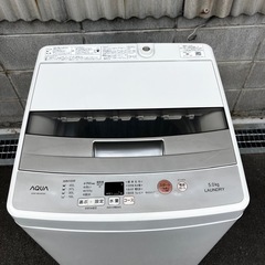 AQUA AQW-BK50F-W 全自動洗濯機 の画像