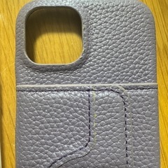 iPhone 15用パープルフリップケースの画像