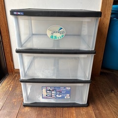 コスパ　クローゼットケース　深3段