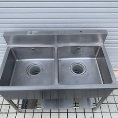 15 業務用ステンレスシンク 幅1100 飲食店の画像