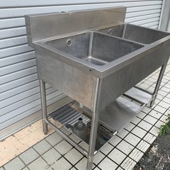 15 業務用ステンレスシンク 幅1100 飲食店の画像