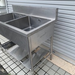 15 業務用ステンレスシンク 幅1100 飲食店の画像