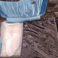 女性用和服喪服用帯のみ・小物とケース