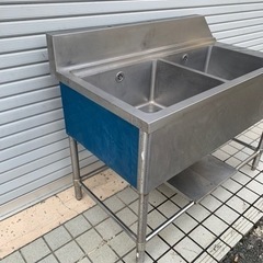 16 業務用ステンレスシンク 幅1225 飲食店の画像