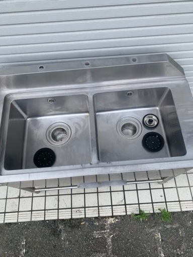 16 業務用ステンレスシンク 幅1225 飲食店｜人気急上昇・シンプルデザインにぴったり アフターサポート 配送安心
