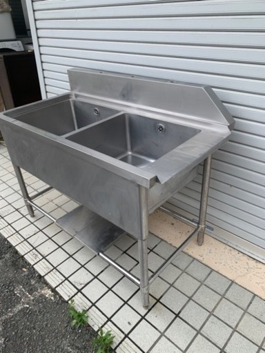 16 業務用ステンレスシンク 幅1225 飲食店｜人気急上昇・シンプルデザインにぴったり アフターサポート 配送安心