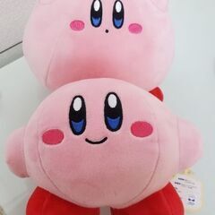 【未使用 美品 値引き】星のカービィ もっちりぬいぐるみ 全4種コンプリートセット（まんぷく､にっこり､きょとん､ワドルディ）の画像