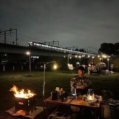 [初心者OK]神奈川県武蔵小杉徒歩10分キャンプ場で焚き火…