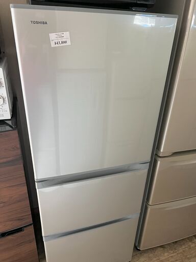 美品　TOSHIBA GR-R33S 3ドア冷蔵庫 330L 2020年製 TOSHIBA(トウシバ) / 冷蔵庫・冷凍庫 VEGETA 330L/3ドア/GR-R33S