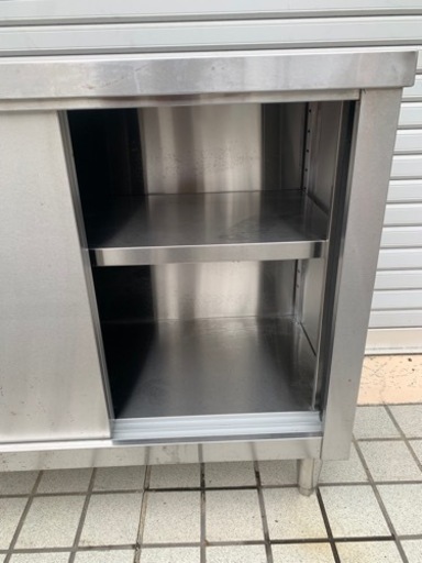 18 業務用ステンレス食器庫作業台 幅900 飲食店