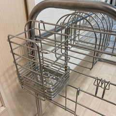 シンク上　水切り　ステンレス　伸縮の画像