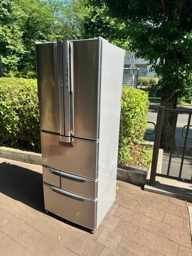K*e様 日立 家電 冷蔵庫 401ℓ 左開き 自動製氷 大型 中古　送料込み 日立 冷蔵庫 冷蔵庫401L 左開き R-K40SJL(T) 下取りあり（別途