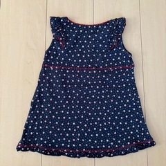 ベビー服90cmハッシュアッシュ　ジャンパー スカートの画像