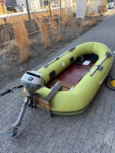 【最終値下げ】アキレスボート&ホンダ2馬力エンジン