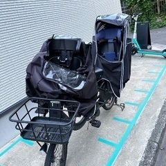 【値下げ】自転車用チャイルドシート前 panasonic／使用3...