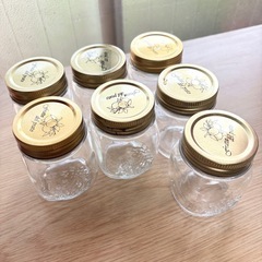 小瓶 13個セット 保存瓶 透明 ガラス 大小様々 趣味 収集 ビンの画像