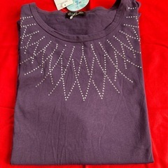 藤色Ｔシャツの画像