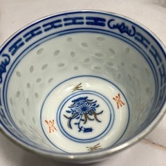 ☆値下げ☆H 2505-805 中国茶器 景徳鎮 湯のみ 3客 バラ売り不可 キズ 汚れありの画像