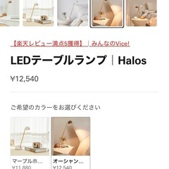 LED テーブルランプの画像
