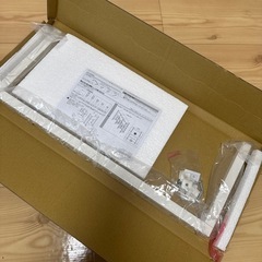 無印良品　スチールユニットシェルフ用帆立補強パーツ・奥行２５ｃｍ用・ライトグレーの画像