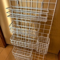 【7点セット】ワイヤーネット　ホワイトの画像