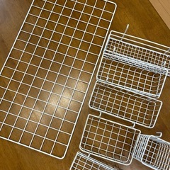 【7点セット】ワイヤーネット　ホワイト