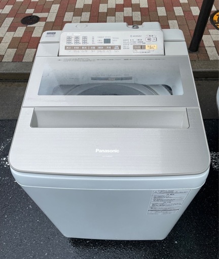 都内23区送料無料✨PANASONIC✨洗濯機 NA-FA80H3 2017年製 Panasonic 中古 SGB-NAFA80H3 洗濯機 8.0kg パナソニック NA