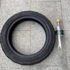 原付き 廃タイヤ 90 90 12 DUNLOP