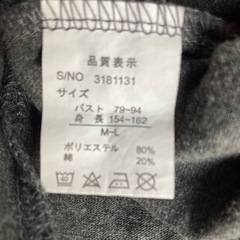 丈長めＴシャツ？の画像