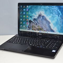 中古ノートパソコン 富士通 AH47/W Windows11+o...