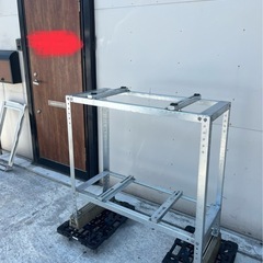 エアコン室外機2段置き架台