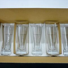 ☆Vent Ouest KROSNO グラス5点セット タンブラー コップ ヴァンウェスト クロスノ 原産国ポーランド ガラス 食器 札幌 北20条店の画像