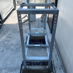 エアコン室外機2段置き架台の画像