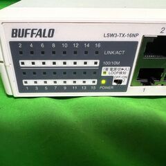 美品　BUFFALO◆スイッチングハブ 16ポートモデル/LSW...