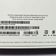 Apple Watch SE 44mm GPS+Cellularモデル MYFE2J/A A2356　アップルウォッチの画像