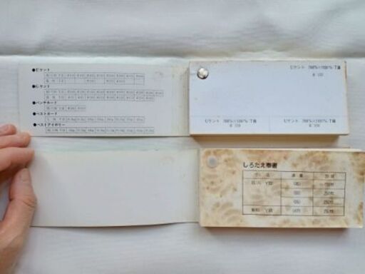 KSY 紙見本2冊 ケント紙・奉書・こざと等 (tingyu) 指宿のその他