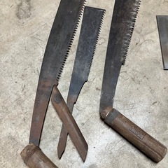 ノコギリ　5点セット　レトロの画像