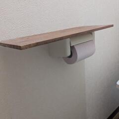 DIY トイレスマホ置の画像