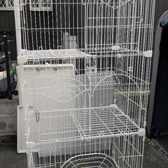 【交渉中】猫用ペットゲージ（3段）