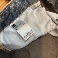 GU バレルレッグジーンズの画像