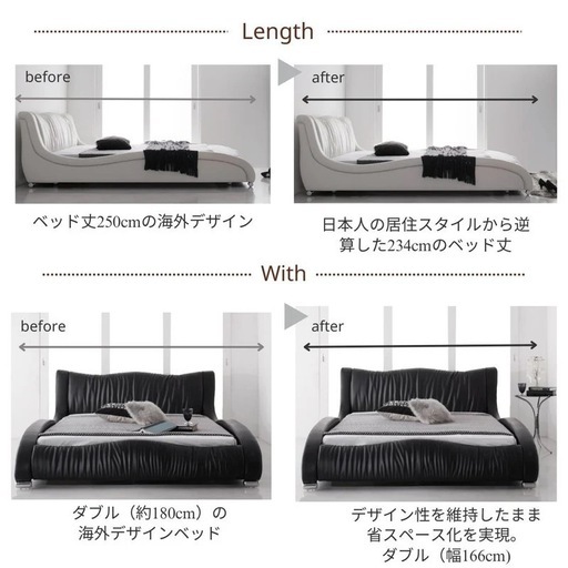 【クイーンサイズ：ベッドフレーム】定価13万円